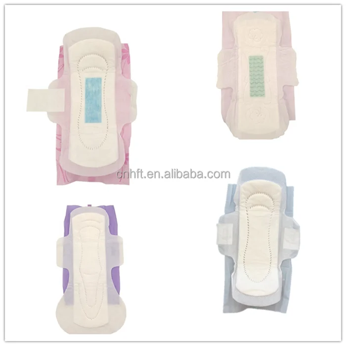 Disposable Menstrual Cotton Anion Women Sanitary Pads Night Use Sanitary Napkin