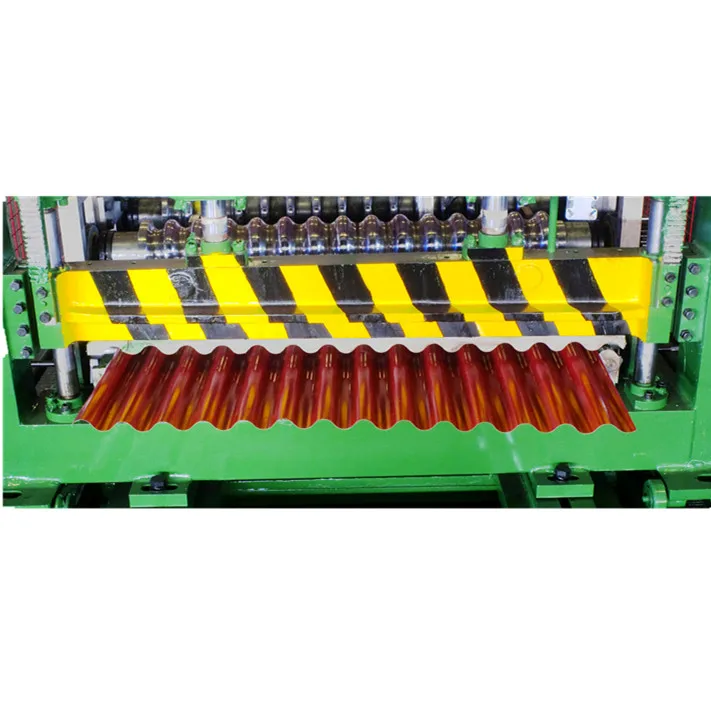 Автоматическая машина для гофрированной крыши из стали