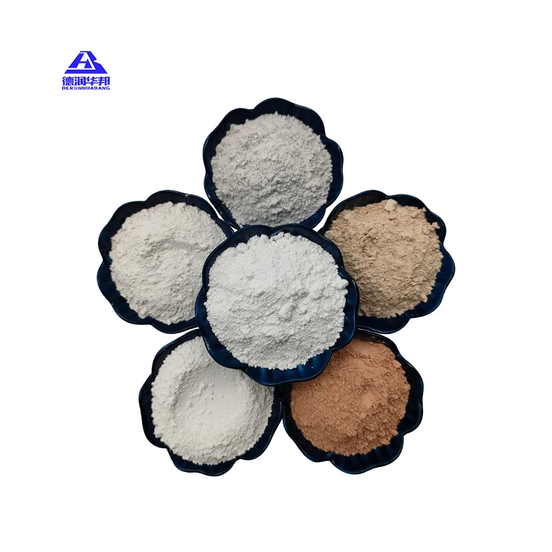 1250 Mesh Thickening White Clay Coating Rubber Ceramic Calcined Kaolin Raw Clay for Paper Application