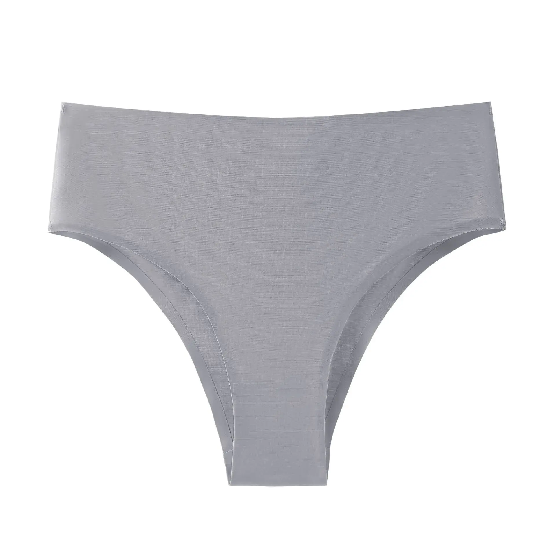 High Waist Cheeky Style Satin Silk Women Seamless Bikini Underwear