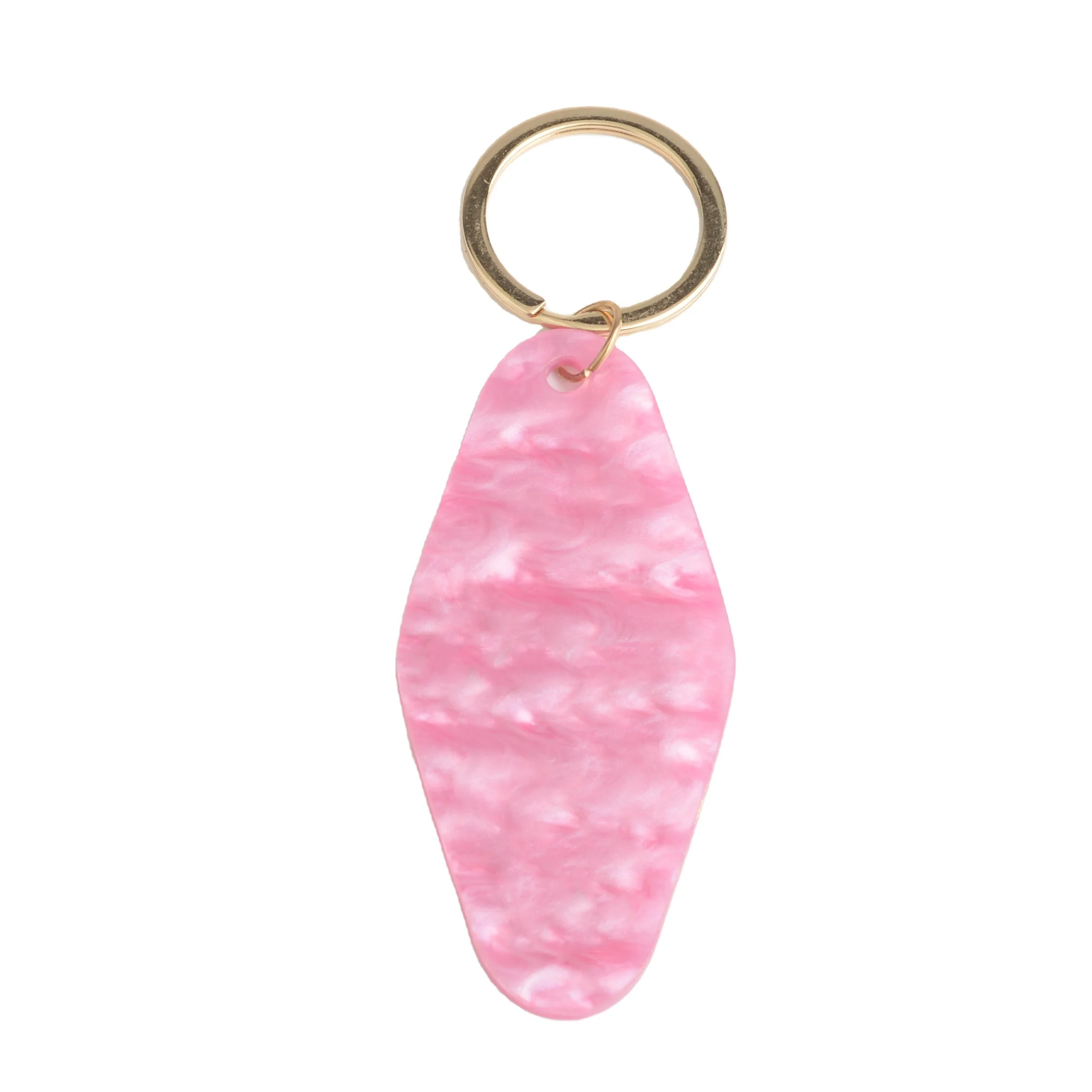 Resin Acrylic Classic Vintage Design Plastic Locker Keychain Blank