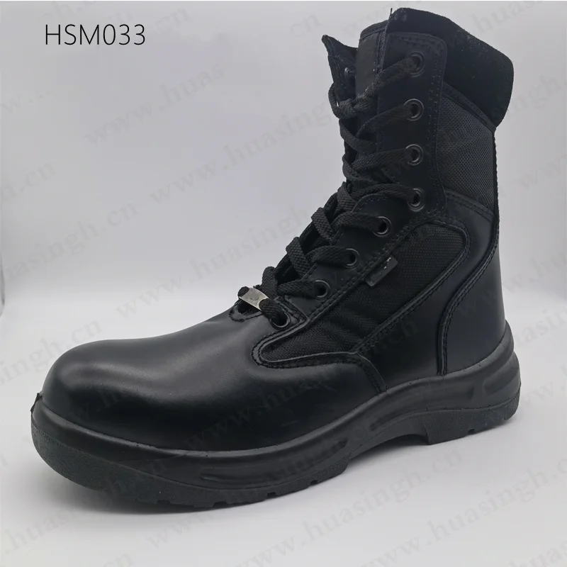 LXG,tactical Equipment 8 Inch Anti-shock PU/PU Outsole Combat Boots Gear Daily Training Fighting Boots for Namibia HSM033