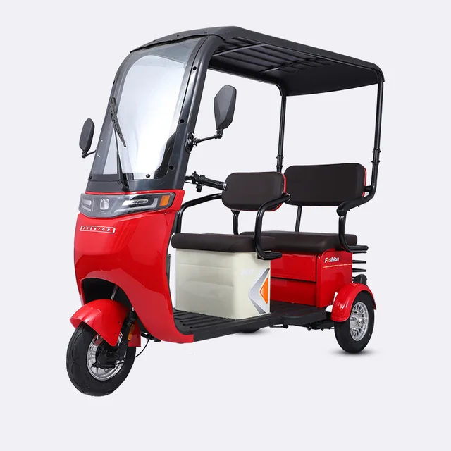 Tricycle electric  Factory wholesale sales of high quality fully enclosed electric Elderly three-wheeled passenger tricycles