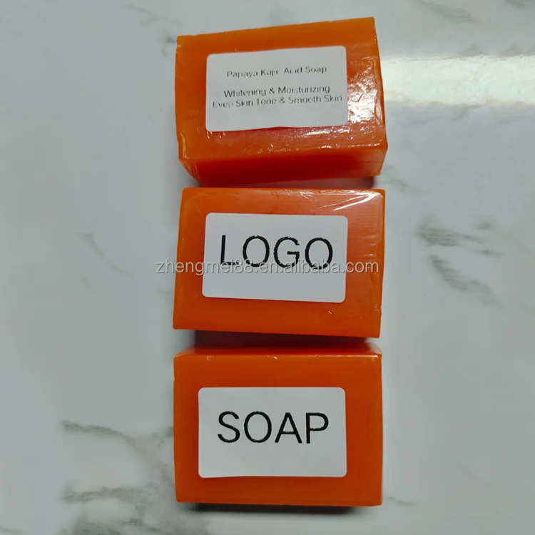 Kojic Acid Soap Lightening Dark Acne Marks Bath Soaps Skin Whitening Kojie Papaya Soap Bulk