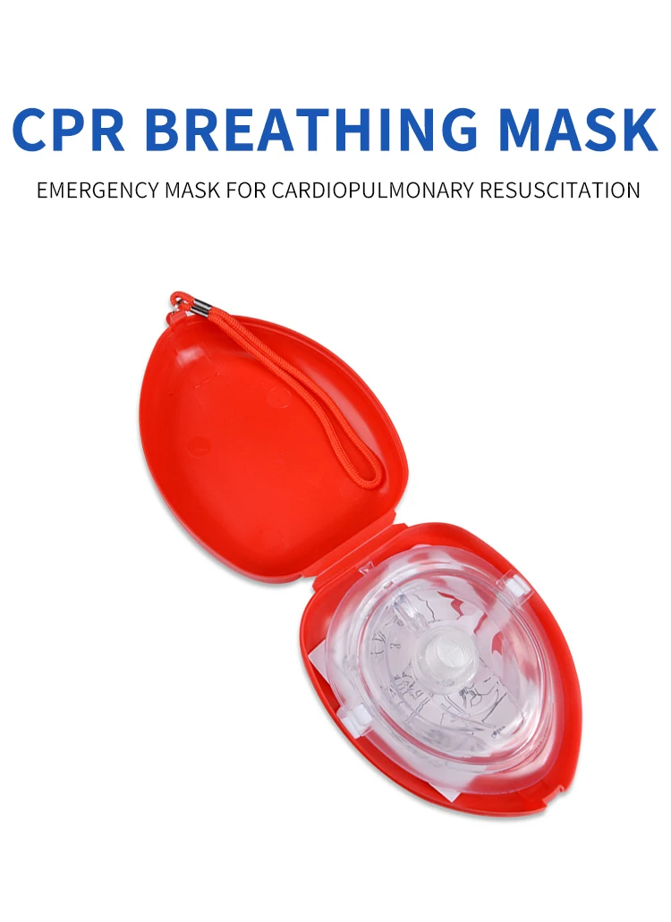 Cpr Cardiopulmonary Resuscitation Mask Silicone Mask First Aid Pocket ...