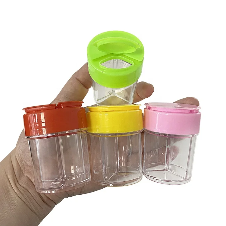 
Горячая продажа маленький размер пустая пластиковая бутылка три сетки конфеты Контейнер Диспенсер 