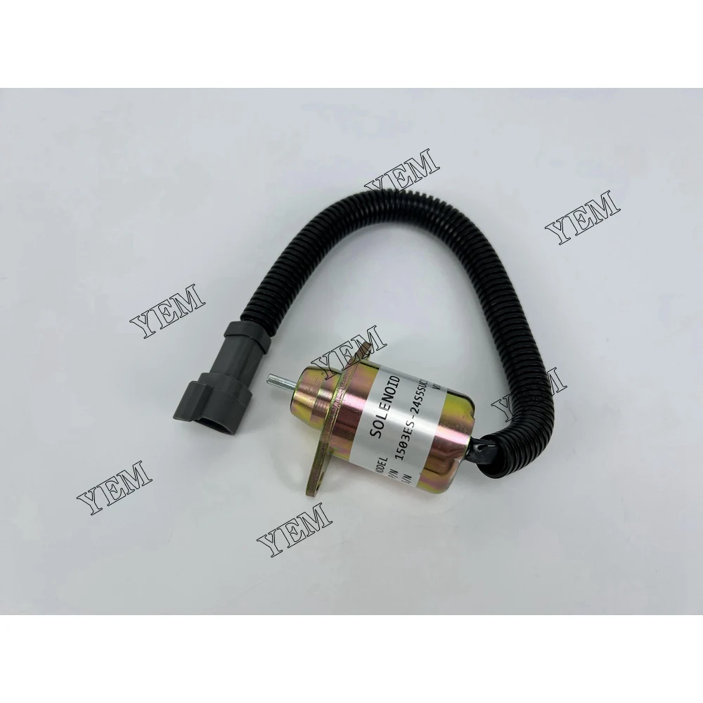 24V Solenoid Valve 1503ES-24S5SUC11S for Yanmar 4TNE88 Engine Part Engine Repair Kit