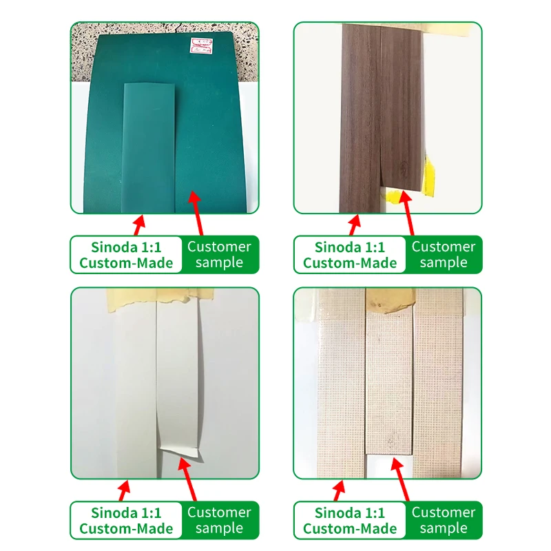 Pvc Edge Banding for Furniture With Melamine Edge Protection Strip Flexible Melamine Trim for Edging