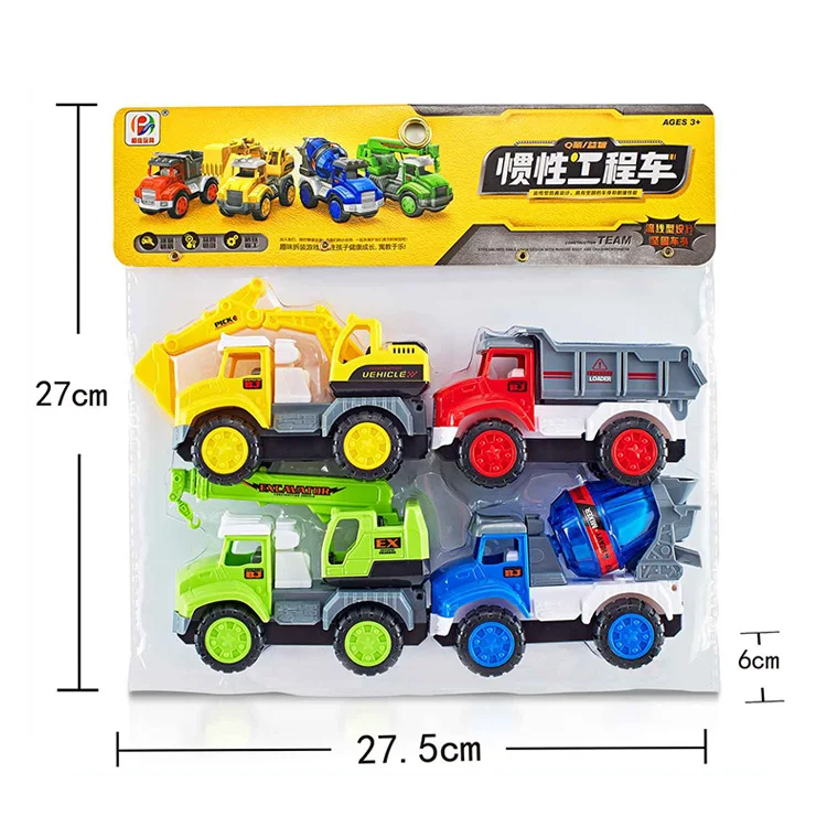 Хит продаж набор самосвал фрикционный автомобиль строительные грузовики экскаватор игрушки кран грузовик игрушка для