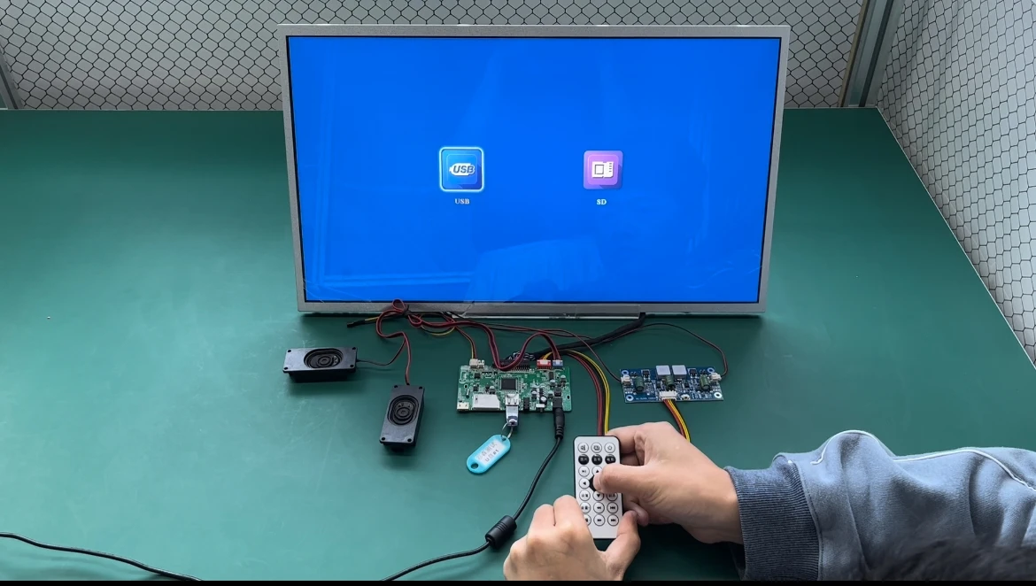 product boe 215 inch lcd display screen brightness 1500 panel module indoor use media player 1 year warranty cms model mv215fhb n30-6