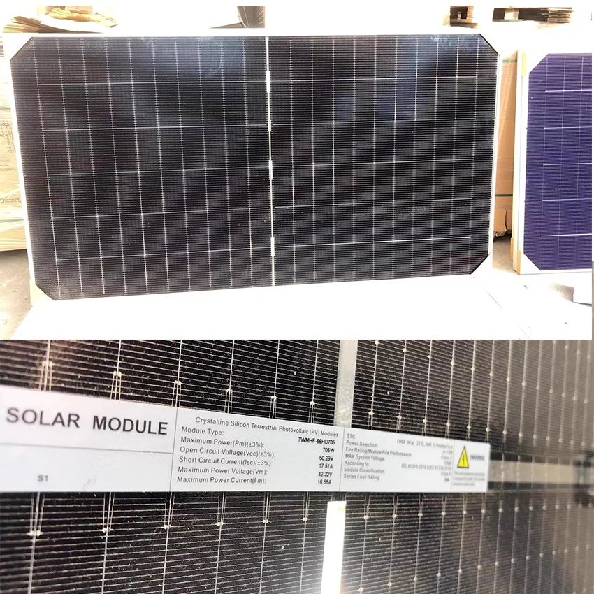 Tongwei TW N-Type Topcon Bifacial Mono Solar Module 700w 705w 710w 715w ...