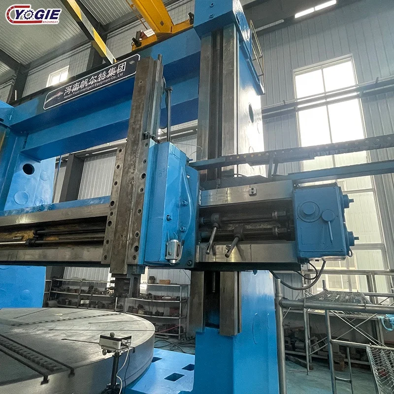 FANUC Controller 4m CNC Vertical Lathe Double Column Turning Lathe