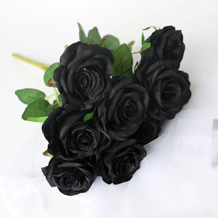 wholesale black rose series 9 heads