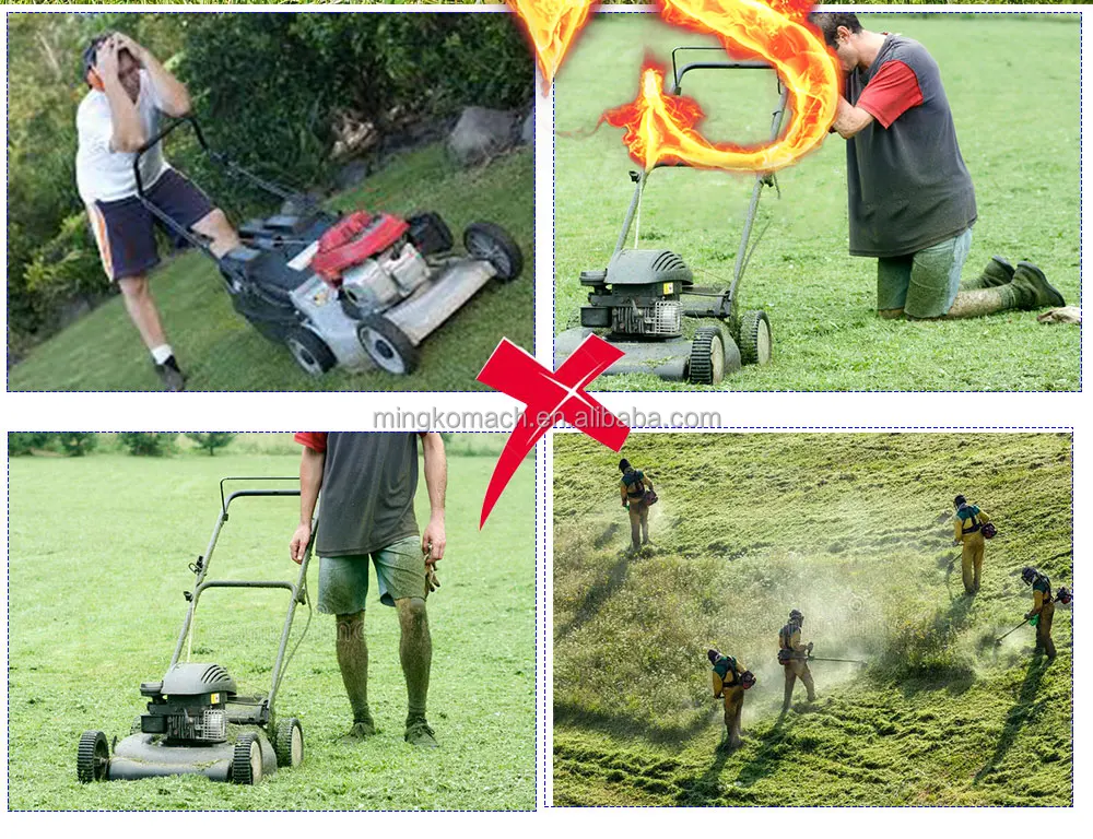 Lawn Mower And Snow Blower Combo Garden Electric Remote Control Robot