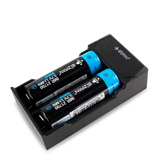 Лидер продаж 2020, зарядное устройство Eizfan NC2 с 2 слотами, 18650 с USB-кабелем