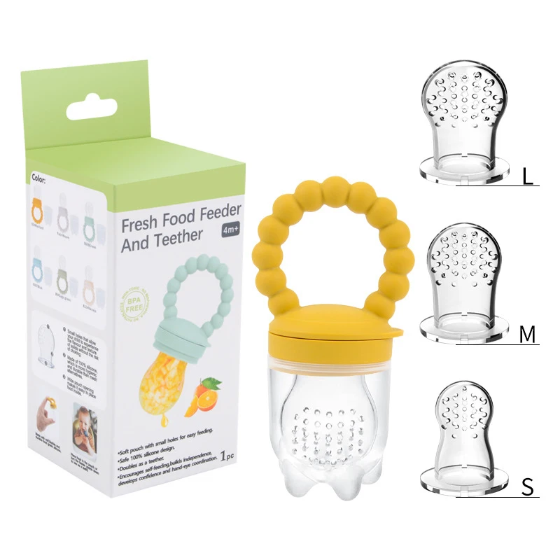 Eco-friendly Baby Fresh Fruit Food Nibbler Pacifier Bpa Free