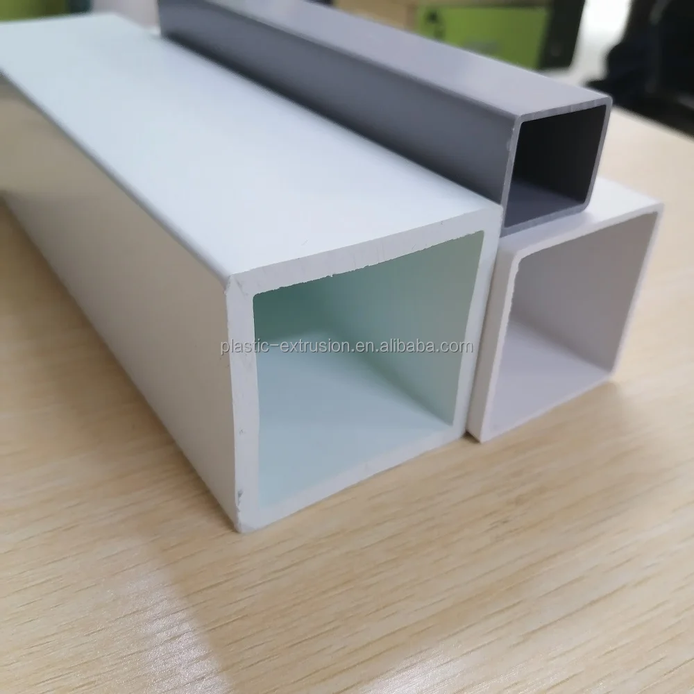 Square Pvc Pipe Rectangular Pvc Tubes For Storing Goods Pvc Square Pipe Square Plastic Tubing