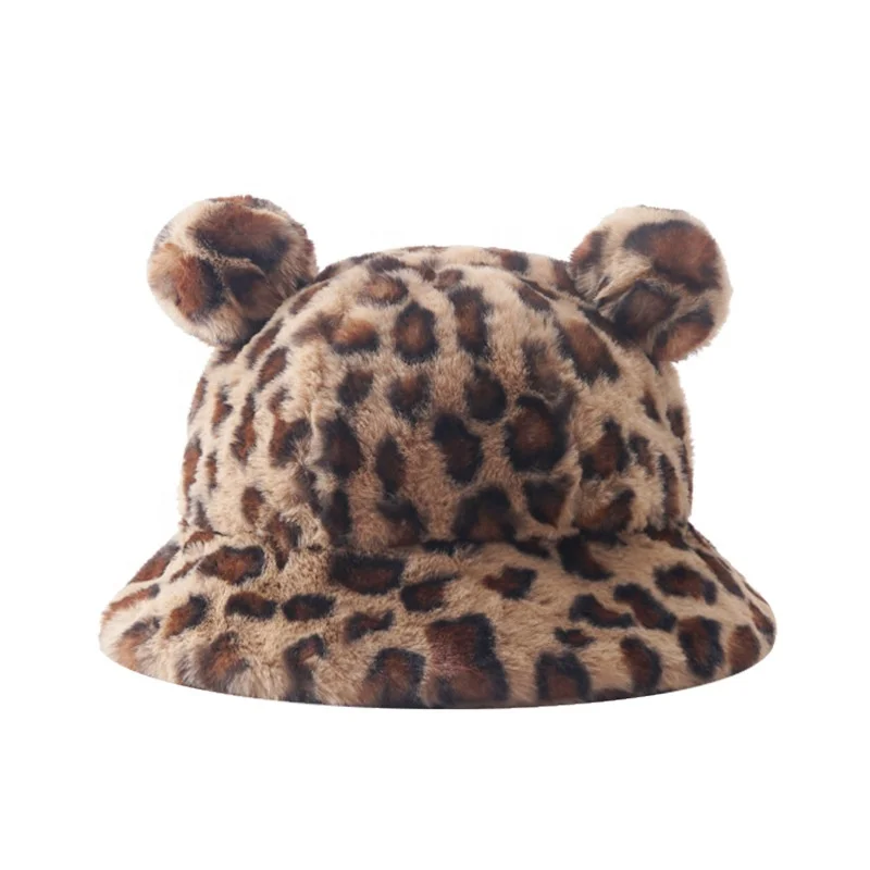 Buy Thickened Basin Hat Leopard Print 