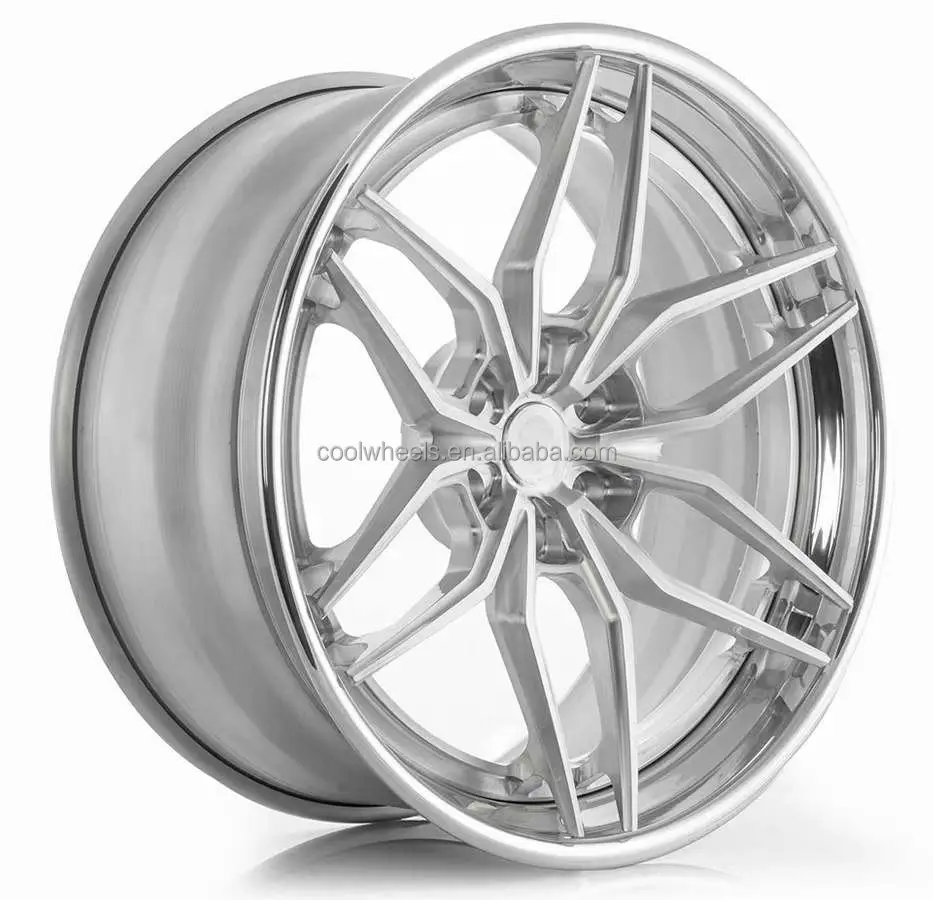 Bku 3 Piece Wheels 20 21 22 23 24 26 Inch 5x120 H Type Wide Lips Forged ...