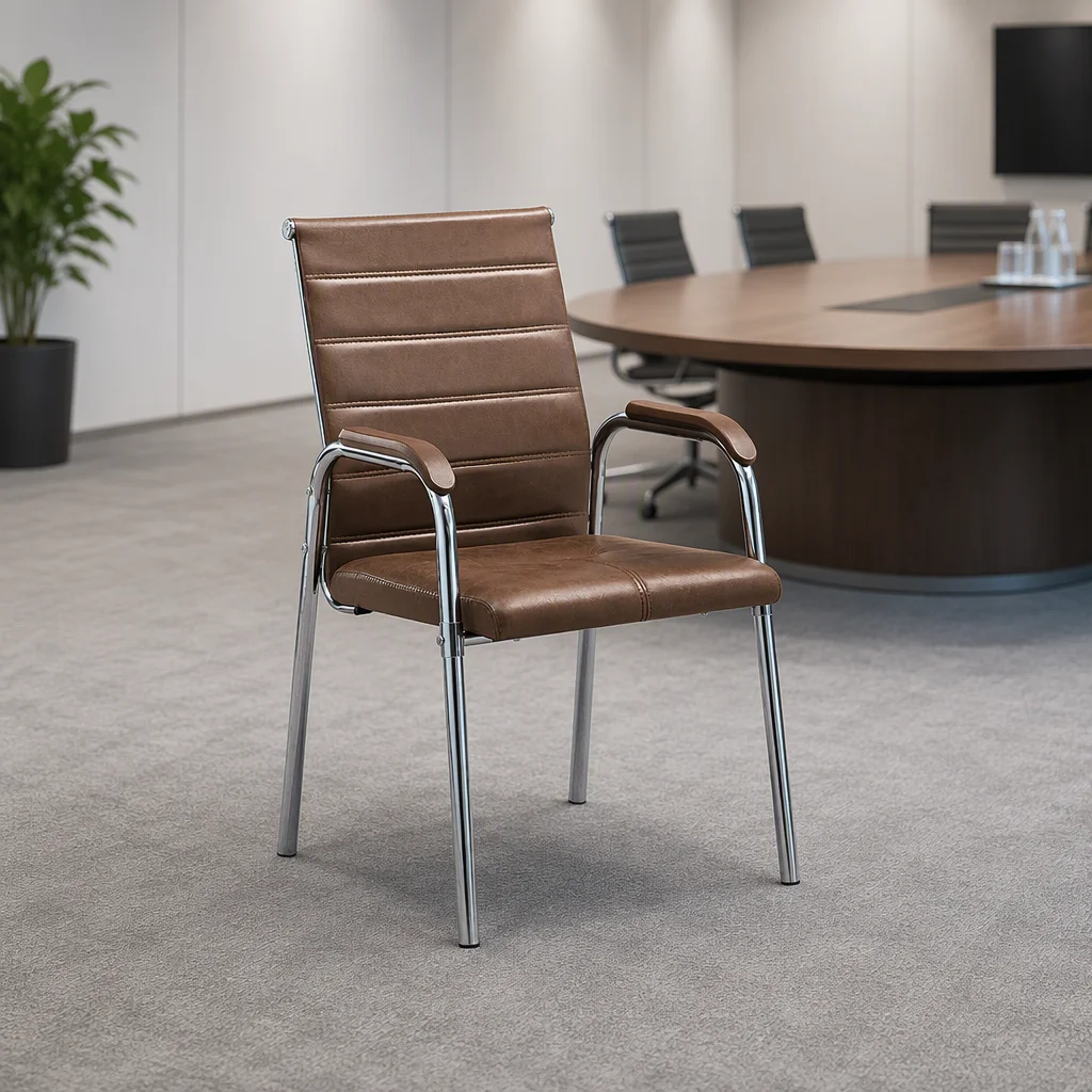 Office Meeting Computer Leather Conference Chair PU Modern Mass Staff Training Chairs Custom Factory Customization Wholesale image 2