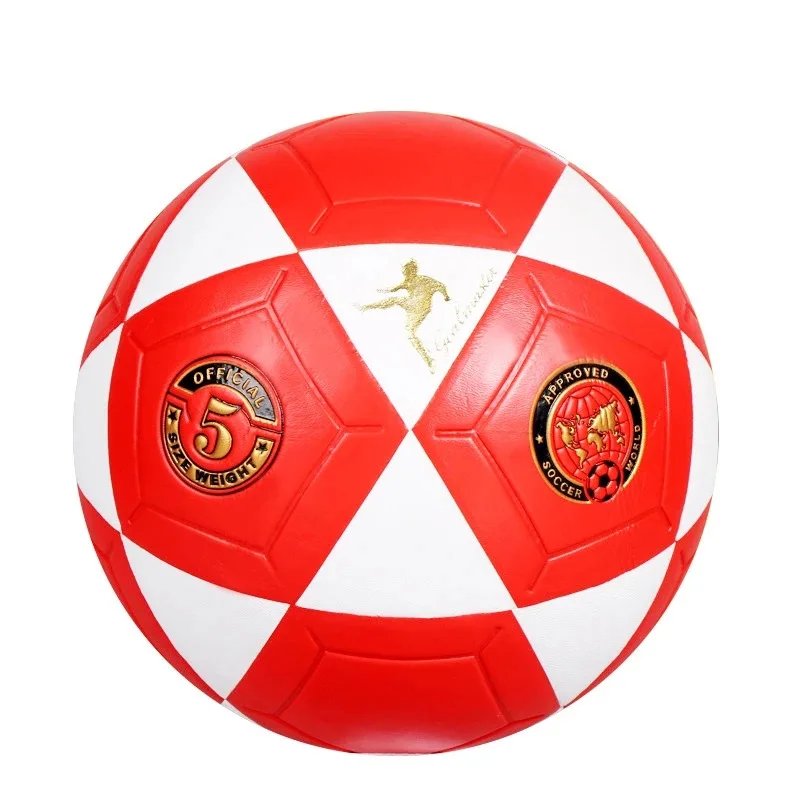 Official Size 5 Factory Soccer Ball Size 4 Leather Material Custom Laminated Pu Soccer Ball
