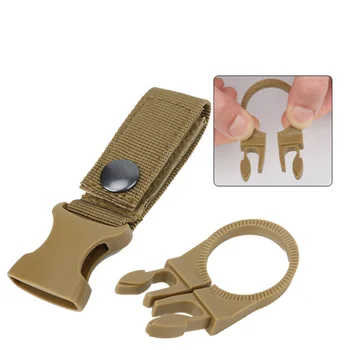 Coolty 10pcs Mousquetons De Multifonction Tactique Ceinture à Suspendre Mousqueton Crochet Sangle Clip Sac à Dos Ruban Porte-clés Pour Camping Randonnée Activité De Plein Air