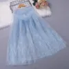 Scialle blu con cappuccio