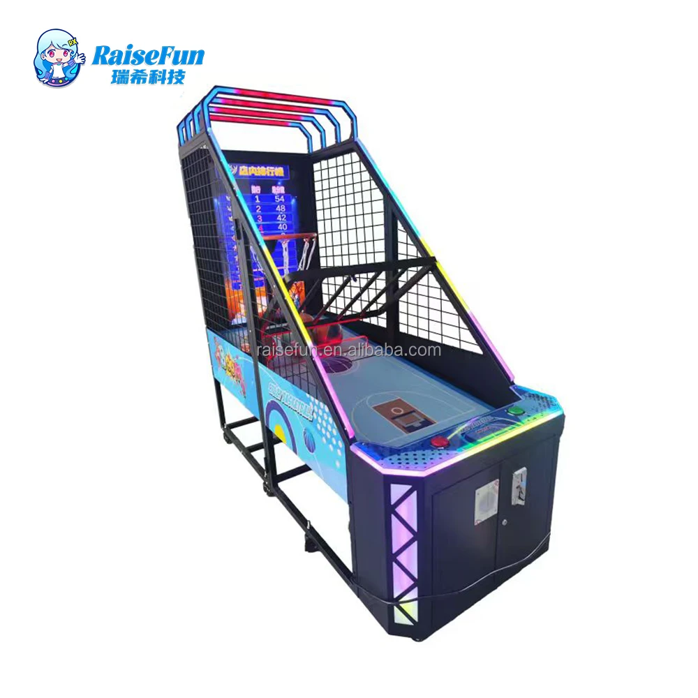 Commercial 55 Inch Display  Scoring Electronic Basketball Arcade Game Shooting Machine Indoor Big Screen Street Games Machines