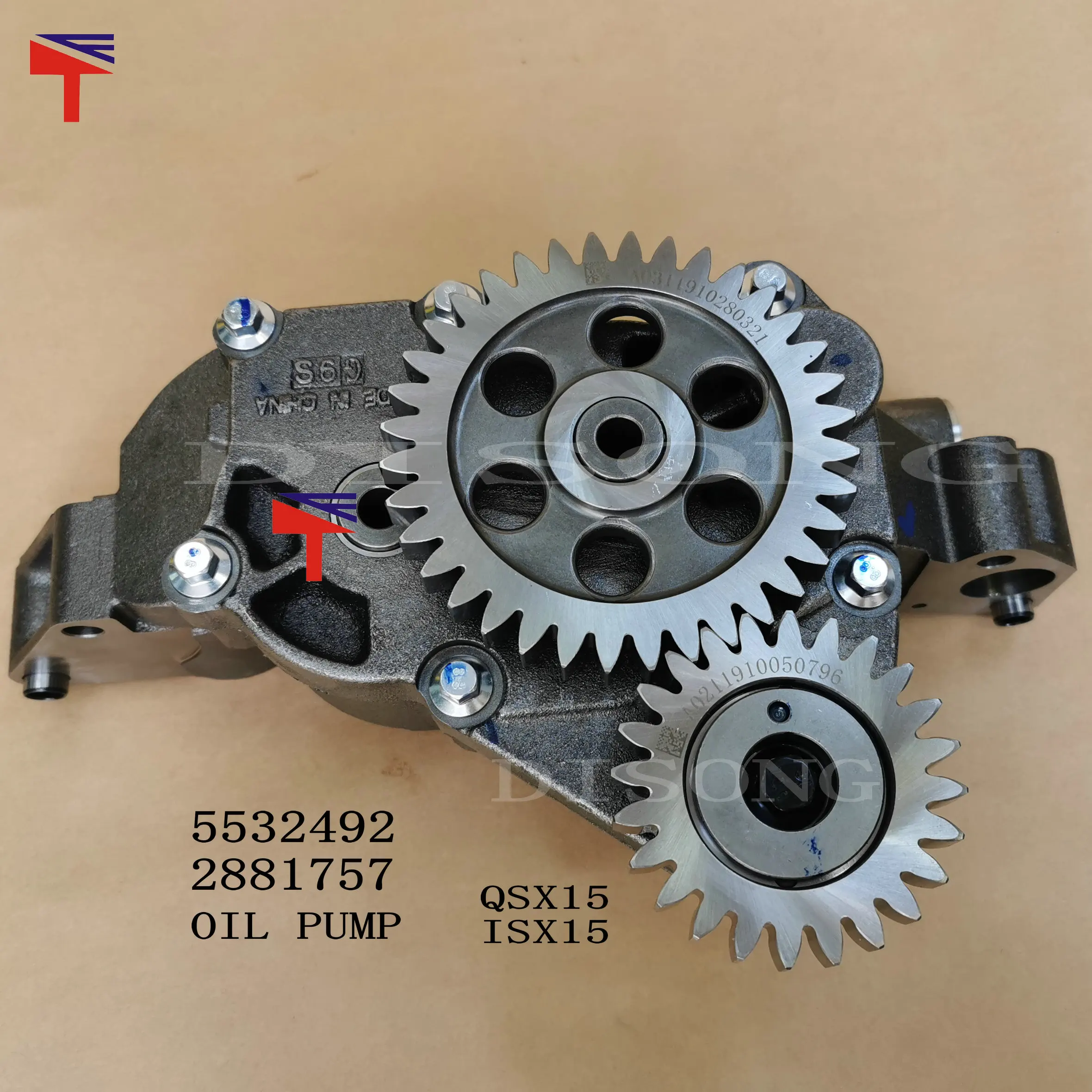 Oil Pump 6754 51 1110 4939588 For Excavator Pc200 8 Wheelloader Wa380 6 
