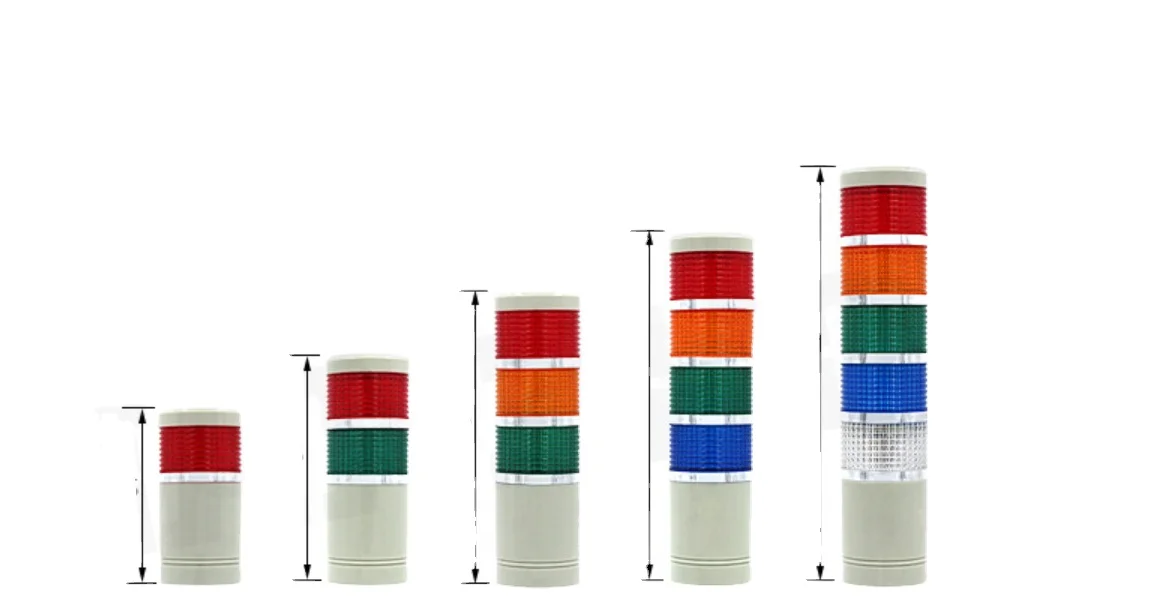 Nanzhou Alarm Light LTA506-3T Multi-layer Tower Light LED Steady On Three-color Machine Tool Signal Indicator Silent