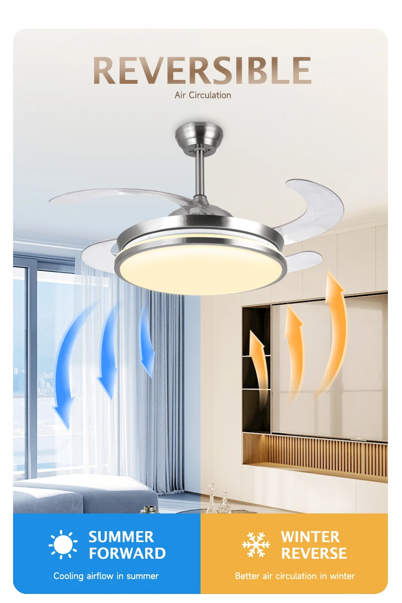 Ceiling Fan, 4 ABS Blades, AR-CFL-R-309-G - detail 14