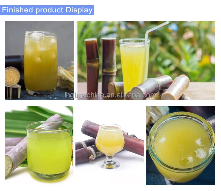 Small Scale Sugar Cane Juicer Machine / Industrial Sugar Cane Juice