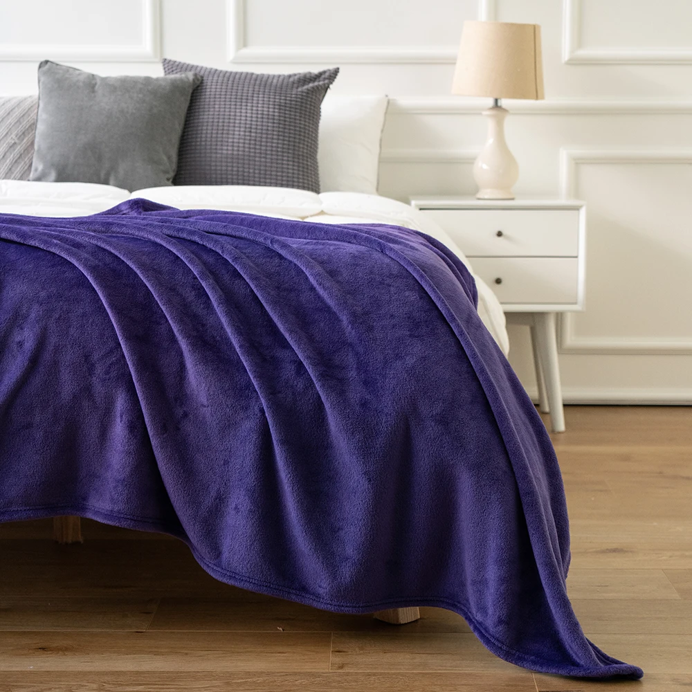 King Size Flannel Fleece Velvet Plush Bed Blanket As Bedspread Coverlet Bed Cover Buy Flannel Fleece Velvet Plush Bed Blanket