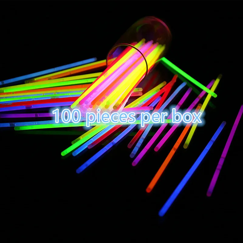 Customized Festive Party Glow Sticks Bracelet Bulk Party Supplies Neon