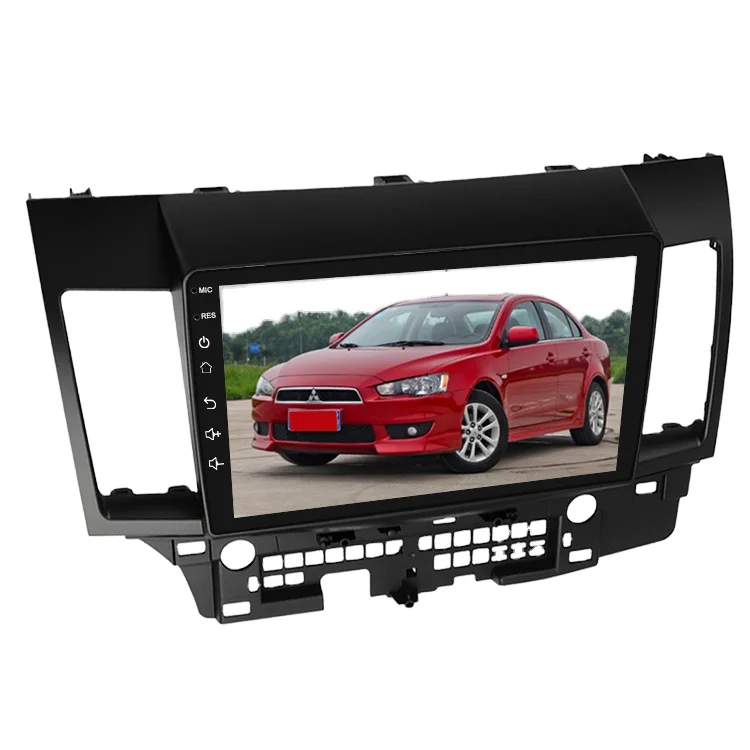 10.1inch Car Player Frame Android System Car Accessories Bracket Panel Fascia Frame Player for mitsubishi Lancer 2010-2016