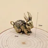 Copper Rabbit Pendant