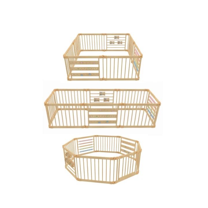 Children Room Divider 8 Sided Foldable Wooden Playpen For Baby Buy