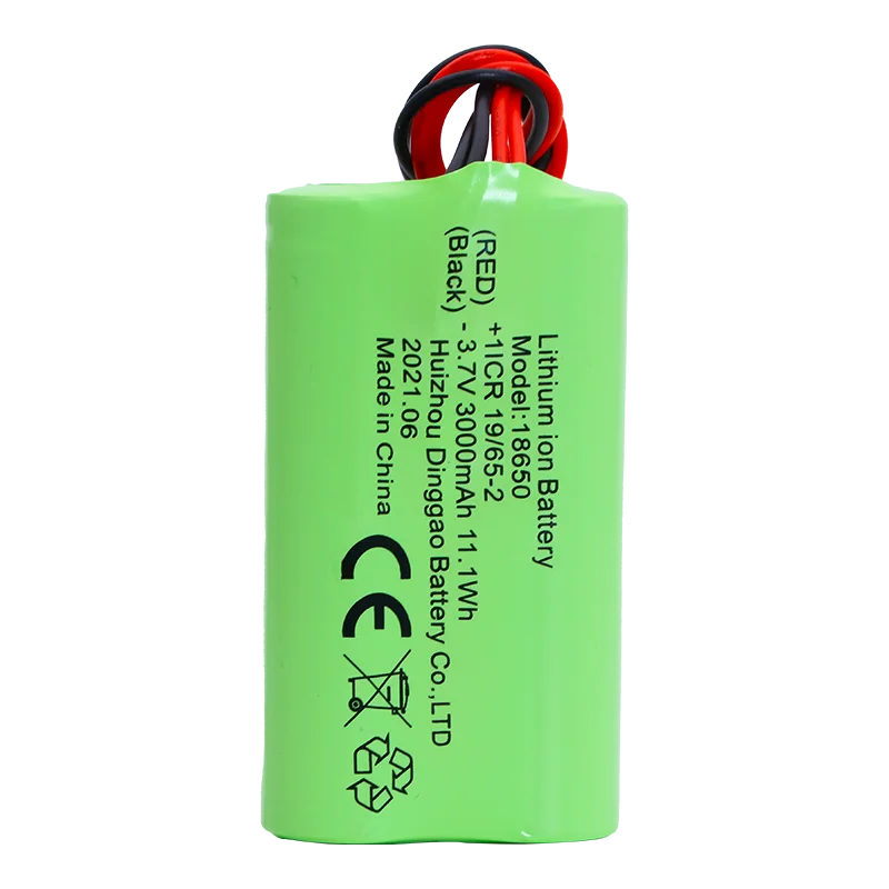Custom Battery Pack Manufacturer 18650 Rechargeable Lithium Battery