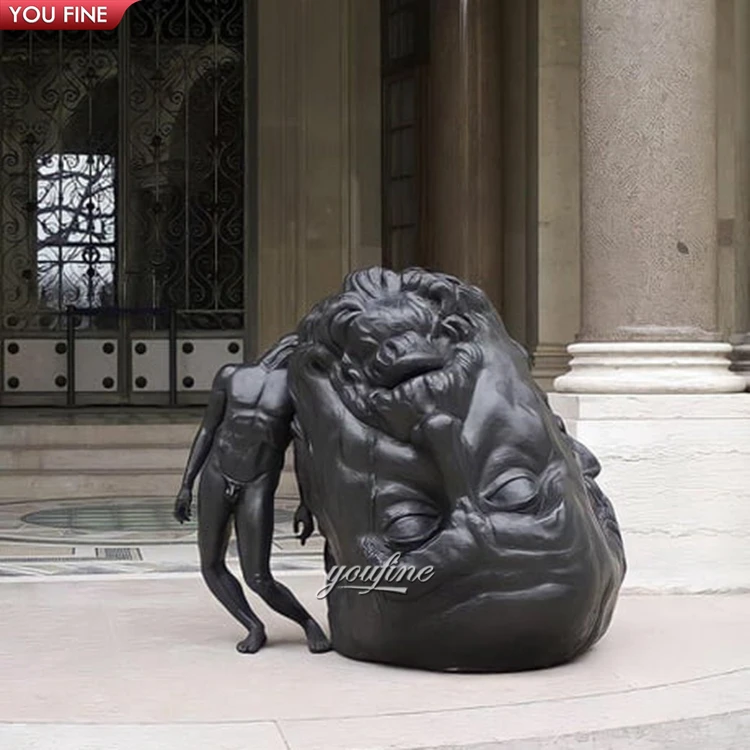 ブロンズ彫刻 象 アウトドアガーデン抽象的な思考の重みブロンズ彫刻像| Alibaba.com