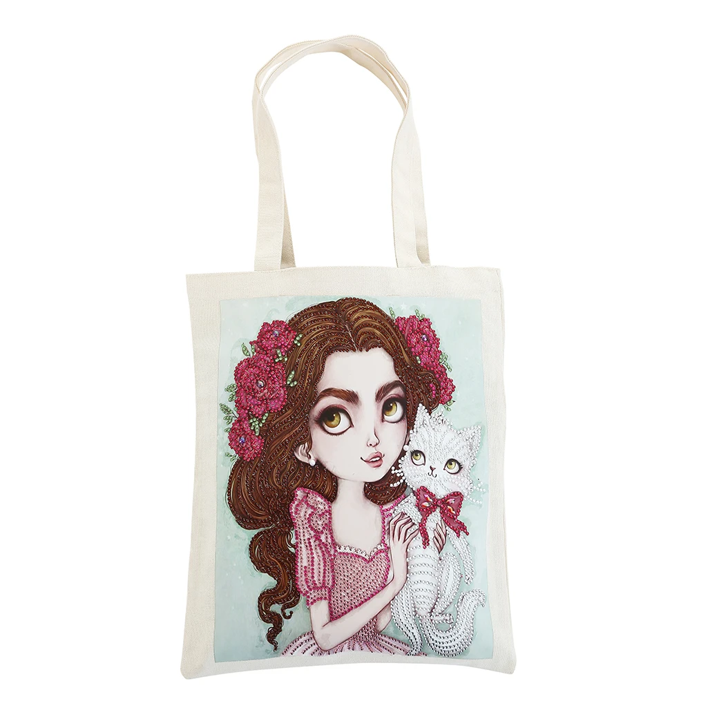 Wholesale DIY Crystal Rhinestone Flower Diamond Painting Canvas Bags,Eco  Friendly Shopping Bag,Factory Supply Diamond Art Bags for Women From  m.