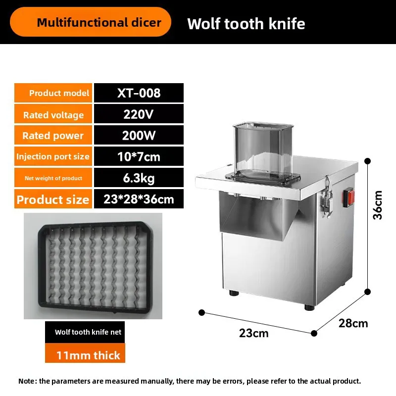 Multi-functional Stainless Steel Vegetable Cutter Machine