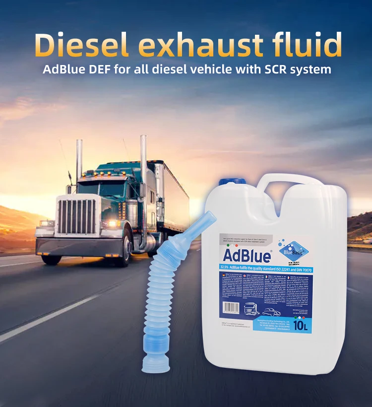 High Quality AUS32 10L AdBlue  VDA Verified Automotive Urea Solution for diesel Engine Vehicles