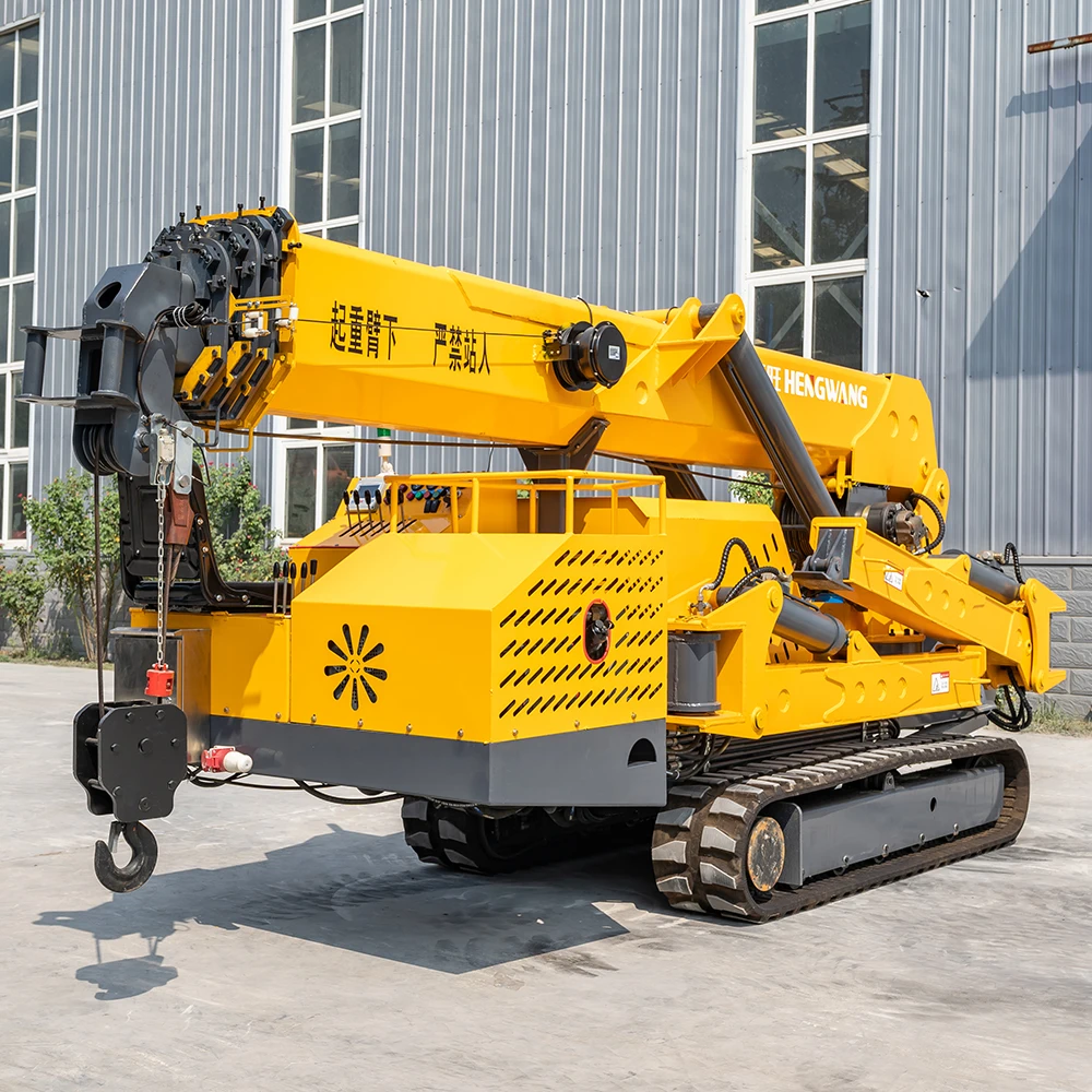 Remote Control Spider Crawler Cranes: 5/8/12-Ton Electric Options