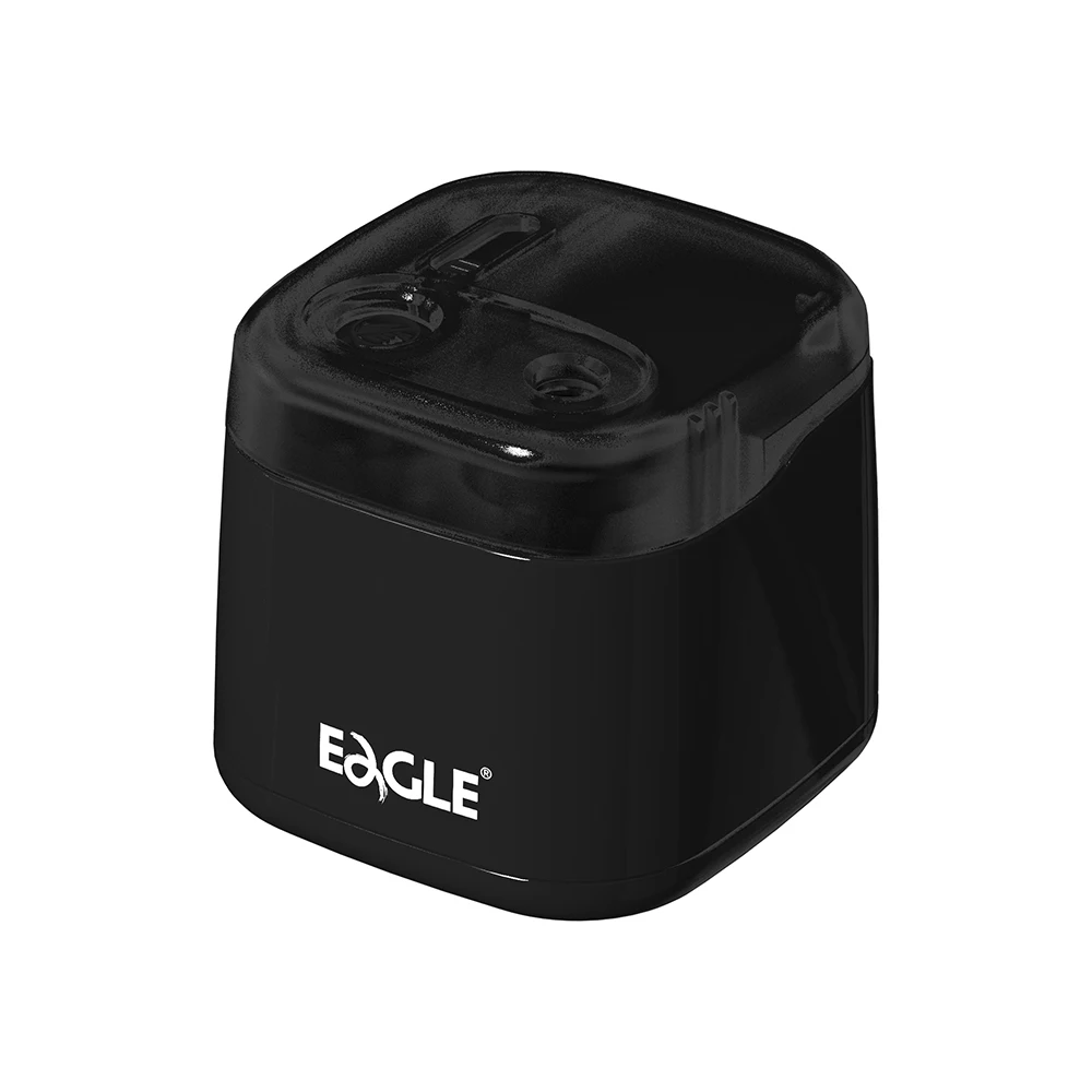 Eagle EG-5162 Cylindrical Cute Plastic Metal Student Fancy Desktop Electronic CE Certified Battery Operated Pencil Sharpener