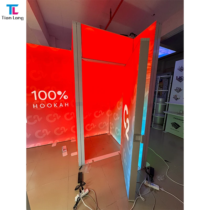 TianLang Agent Wanted Lightbox Advertising Led Display Light Box Booth With Storage Room and Tv Led Light Box Poster Frames