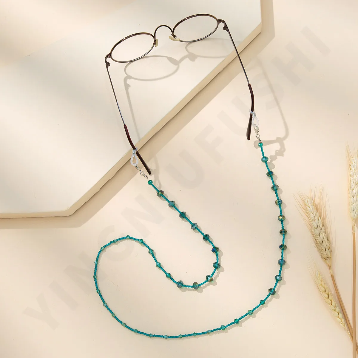 2021 Новое поступление, цепочка для очков из бисера, модные простые однотонные бусы ручной работы, солнцезащитные стеклянные цепочки для женщин и мужчин