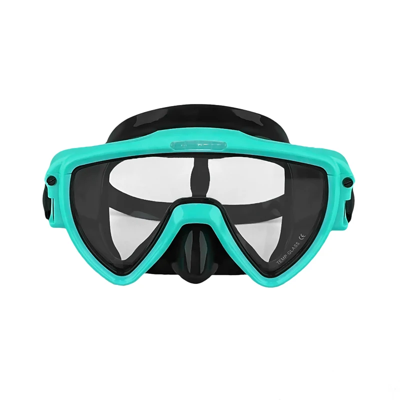 aloma 2024 moda de lente única silicone equipamento de snorkel de alta qualidade equipamento de mergulho óculos de natação óculos de mergulho gratuitos máscara de mergulho