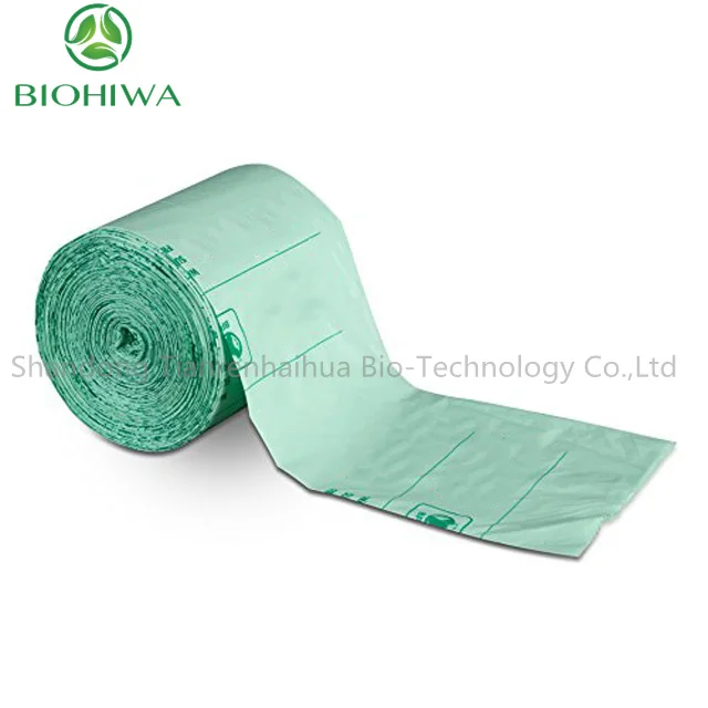 Eco Friendly Biodegradable Compostable Trash Bag 2.6/3/13/33/60 Gallon Bin Liner Garbage Bag