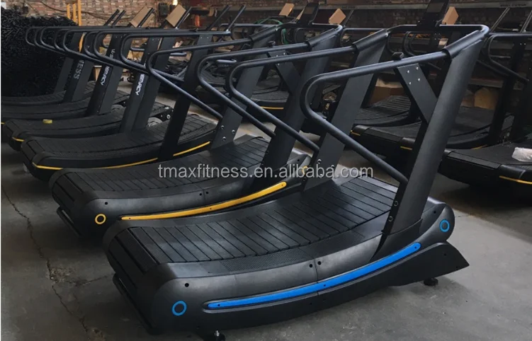Wholesale Curved Shape Unisex Skill Mill Curve Treadmill Non Electric  Manual Commercial Treadmills air Runner Treadmill Curved