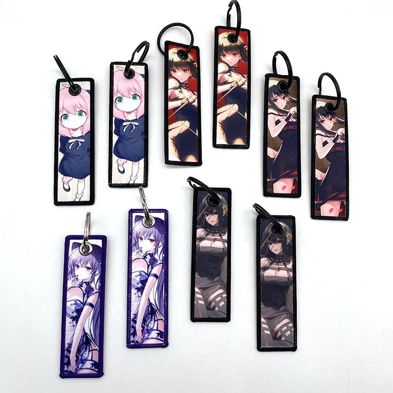 Yyx Stock Design Jet Tag Key Tag Keyring Anime Fabric Keychain Buy
